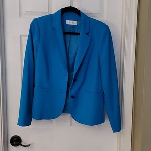 Calvin Klein Royal Blue Blazer Size 12